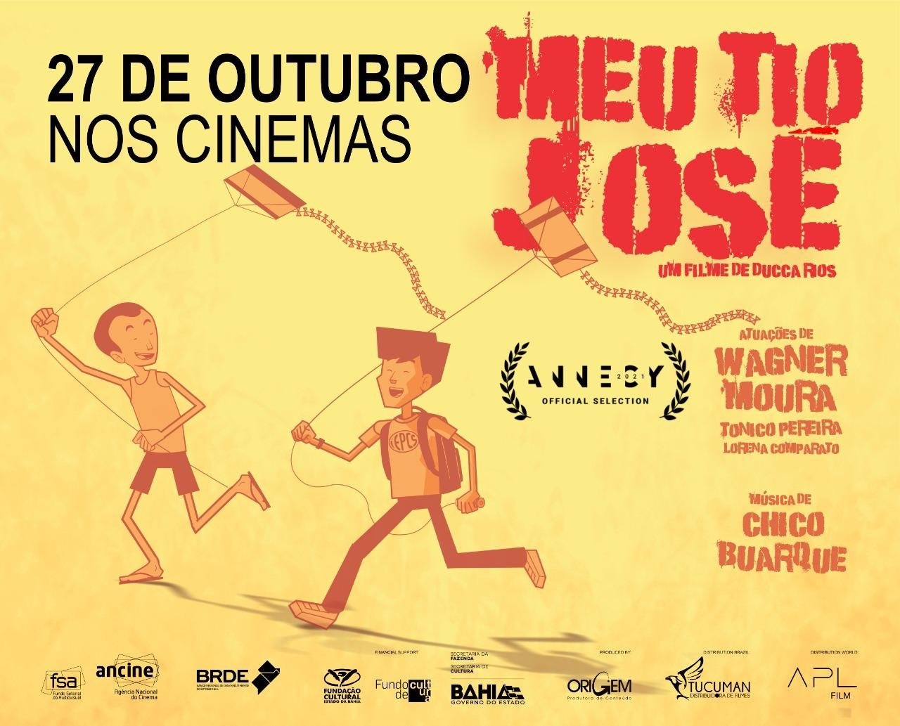 Longa ‘Meu Tio José’ estreia no circuito independente em 14 capitais do Brasil