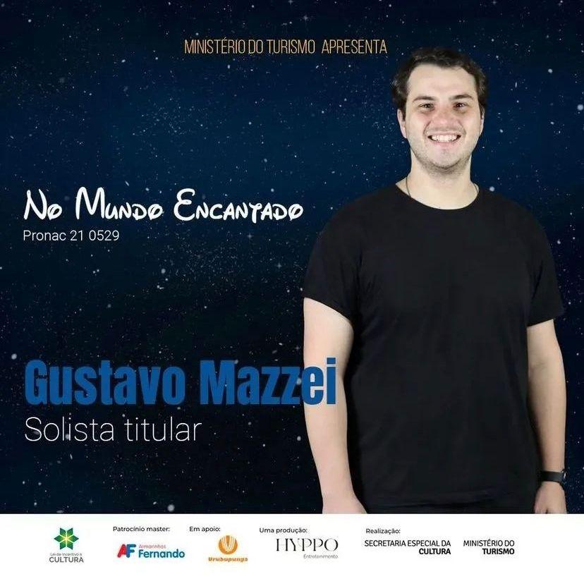 Gustavo Mazzei volta aos palcos como solista em espetáculo “No Mundo Encantado”