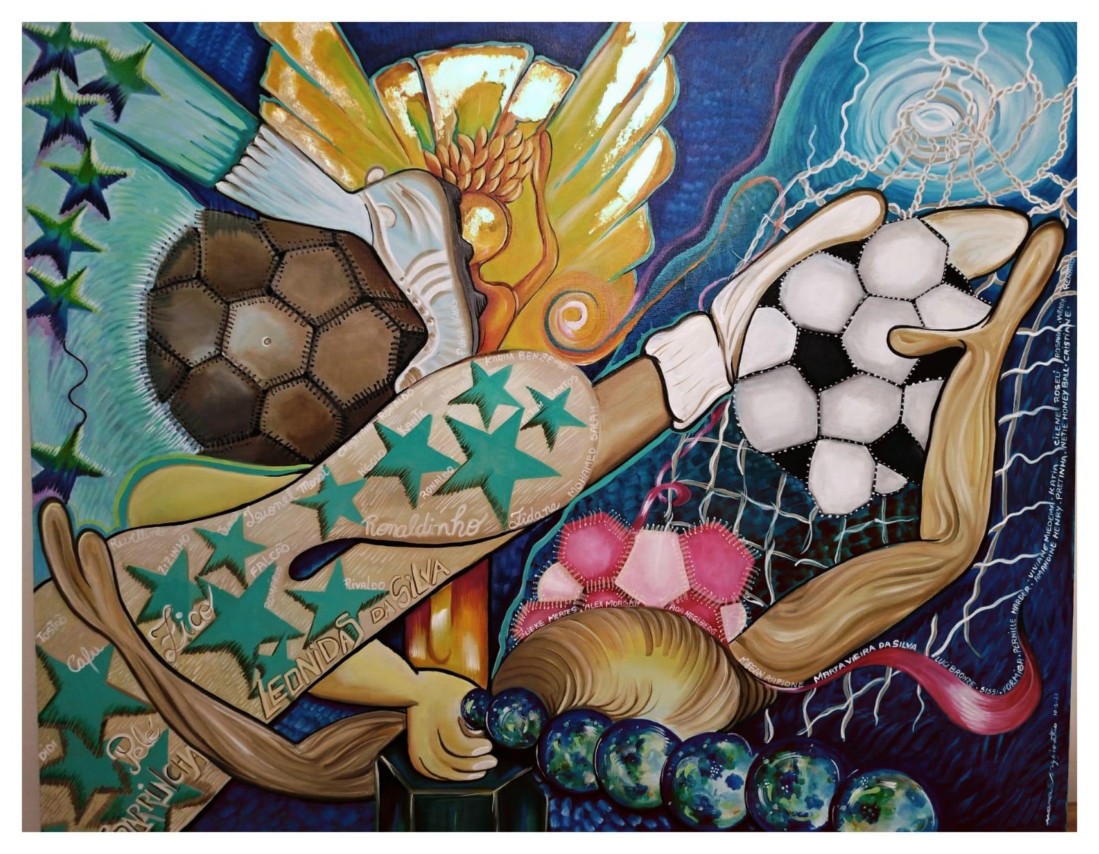 “O Jogo da Arte (The Game of Art)”, exposição inédita envolvendo futebol e arte, em tempos de Copa do Mundo, traz artistas brasileiros e finlandeses da Ava Galleria.