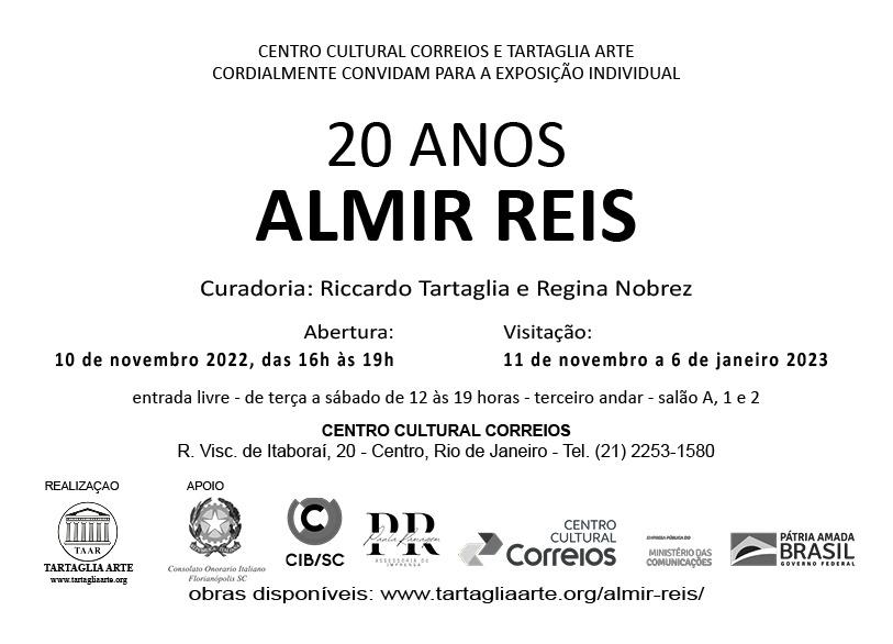 Almir Reis apresenta a exposição ’20 Anos’, retrospectiva de sua trajetória artística, trazendo, entre outros trabalhos, as famosas piscinas e sua arte plural, com curadoria da Tartaglia Arte