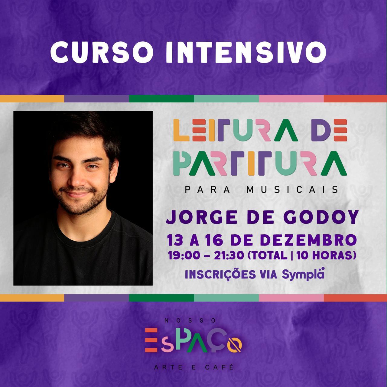 Curso Intensivo: Leitura de Partitura para Musicais com Jorge de Godoy será híbrido