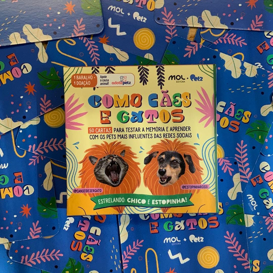 Grupo Petz e Editora MOL lançam jogo da memória estrelado por pets famosos na internet