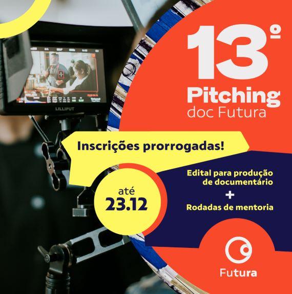 13ª edição do Pitching Doc Futura estende inscrições e aceita projetos até 23 de dezembro