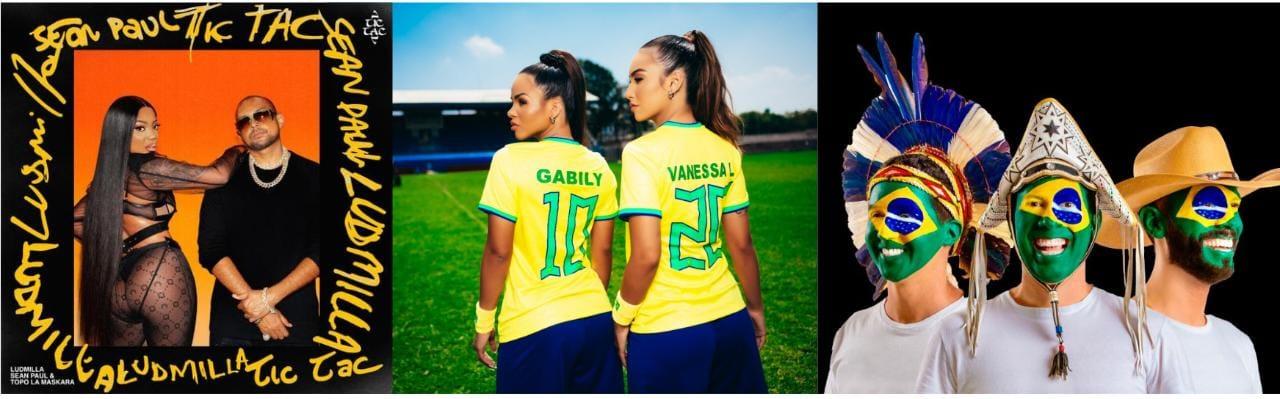 Cinco hits que estão embalando a torcida brasileira no mundial de futebol
