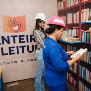 Projeto de incentivo à cultura e educação amplia acesso aos livros para mais de 1.300 profissionais da construção civil 