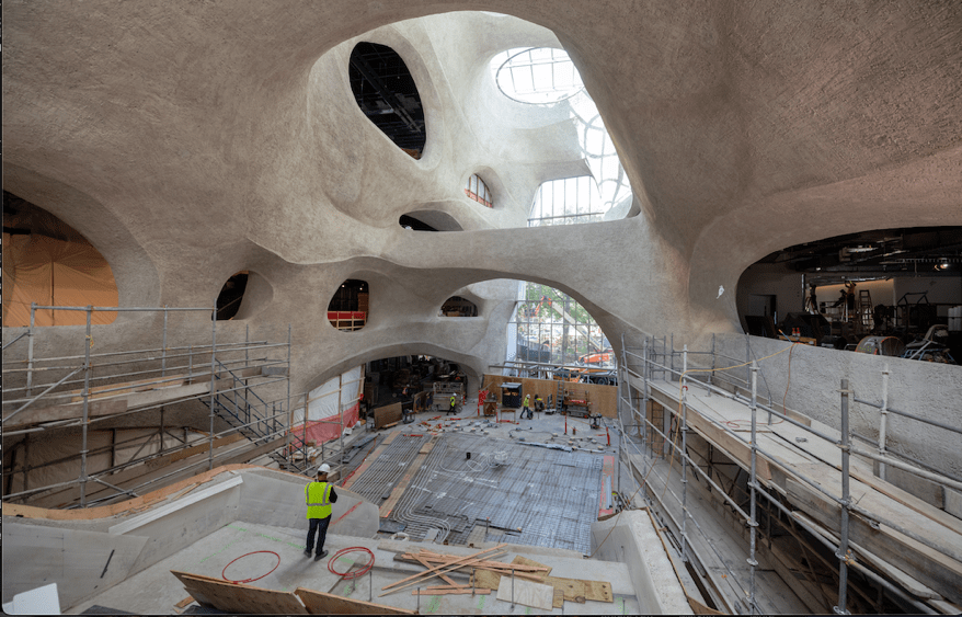 Museu Americano de História Natural Inaugura Novo Centro Richard Gilder para Ciência, Educação e Inovação em 17 de fevereiro de 2023. 