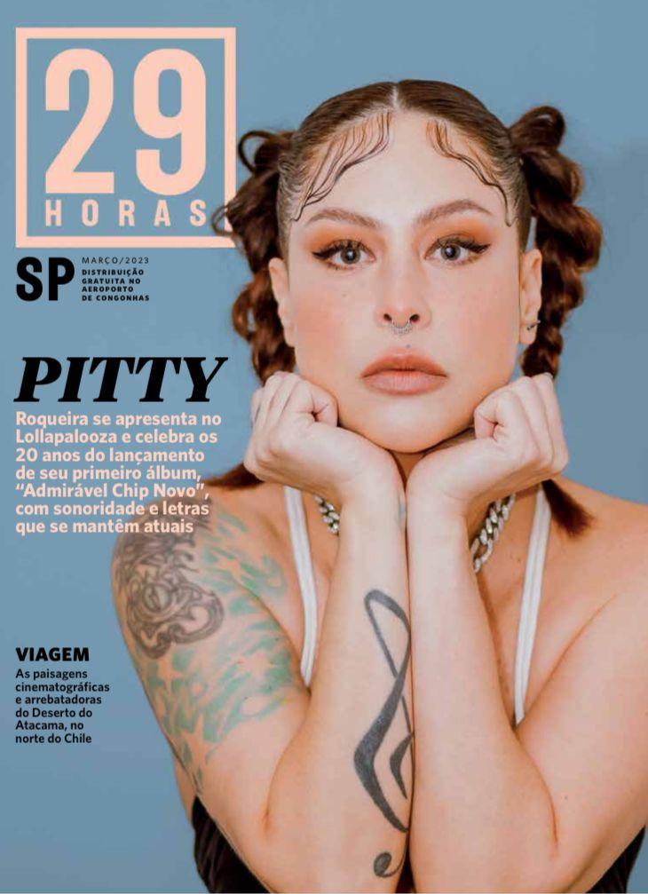 CANTORA PITTY É DESTAQUE DA REVISTA 29HORAS EDIÇÃO AEROPORTO DE CONGONHAS