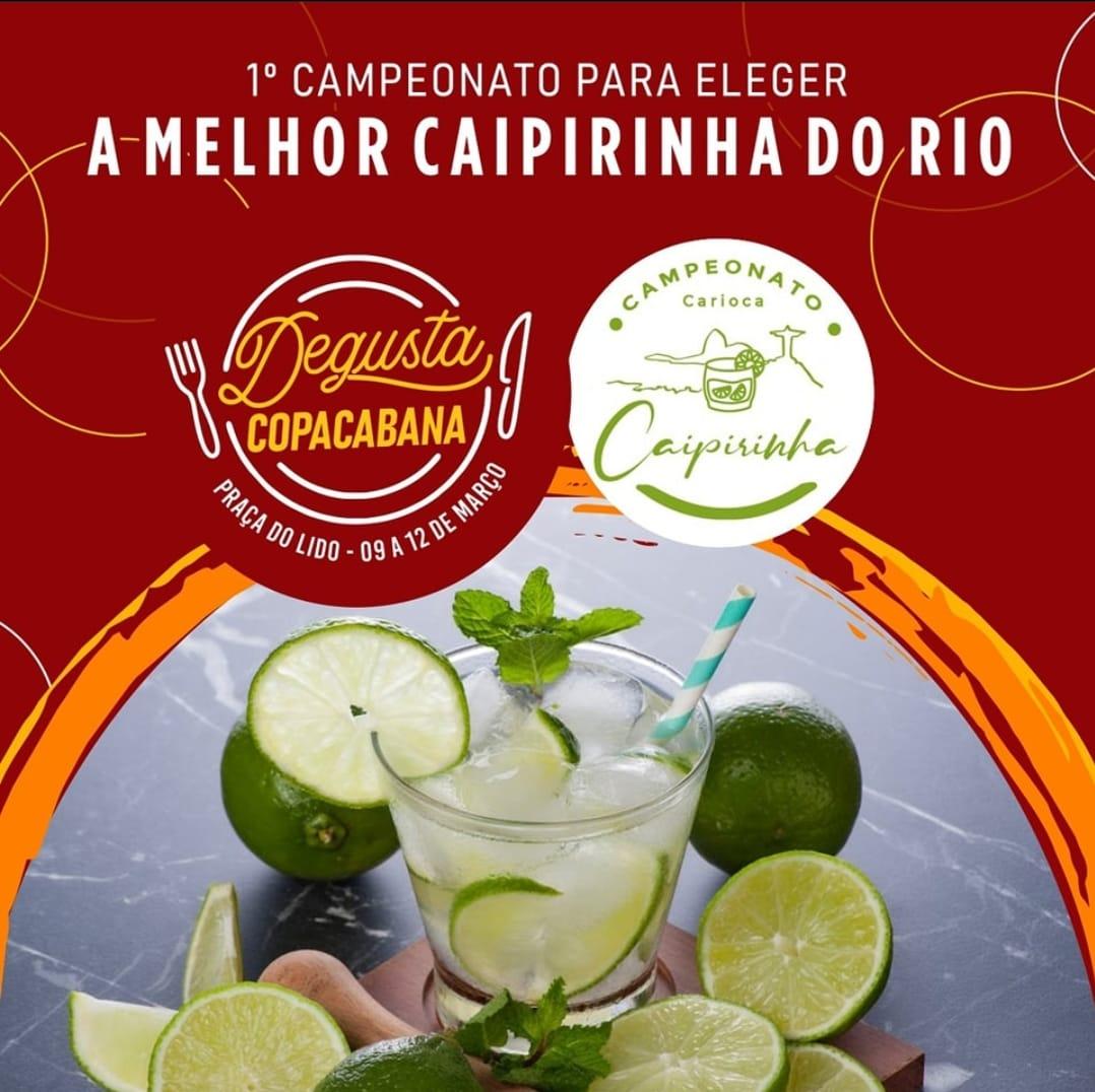 1º Concurso Degusta Copacabana de Caipirinha, acontece de 9 a 12 de março na Praça do Lido