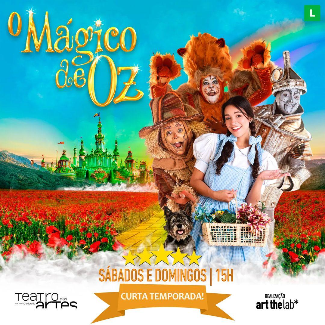 O Mágico de Oz estreia no Teatro das Artes em São Paulo neste fim de semana