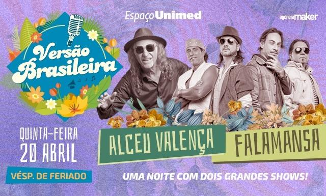 Falamansa e Alceu Valença apresentam “Versão Brasileira” no Espaço Unimed