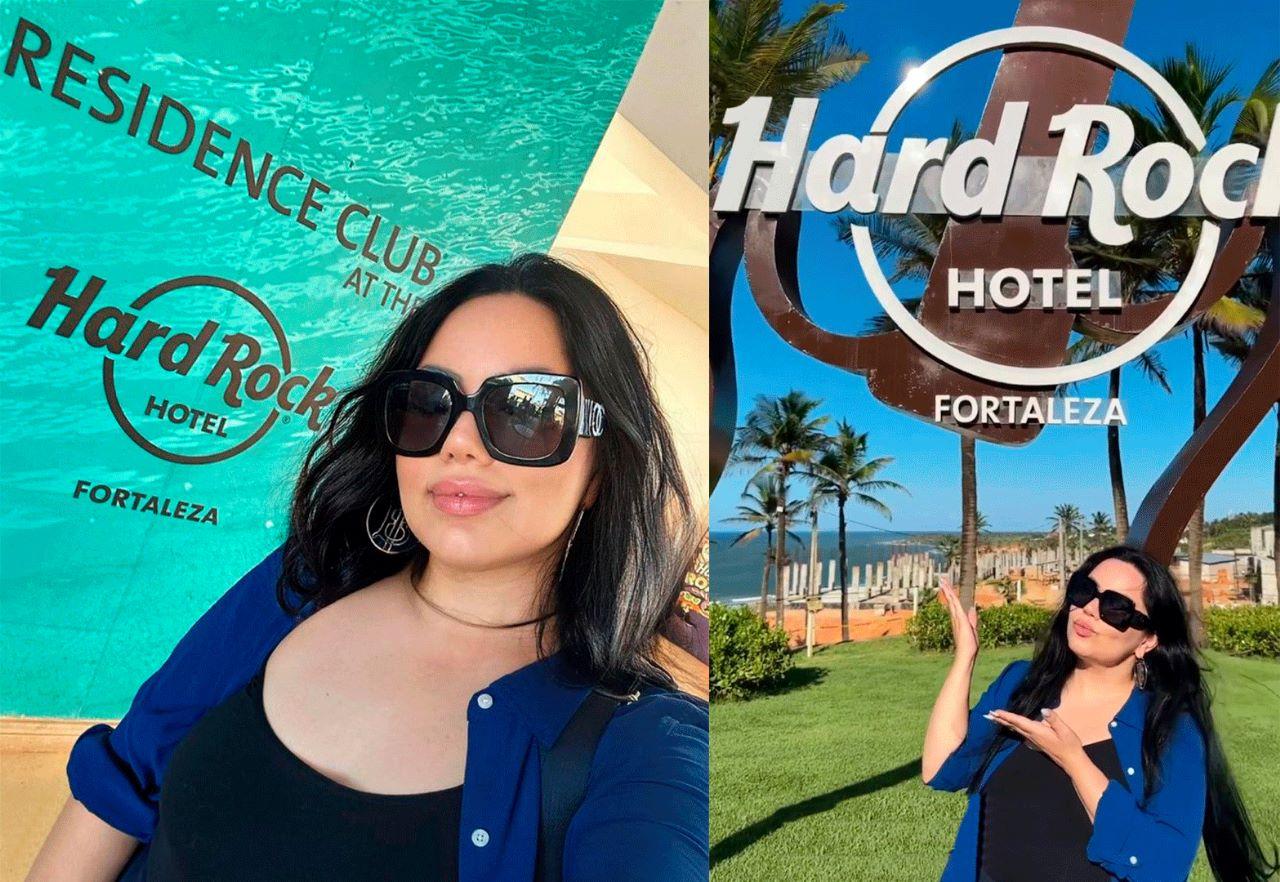 Bruna Tavares é recebida por Otaviano Costa e Flávia Alessandra em live e fala sobre propriedade de férias no Hard Rock Hotel