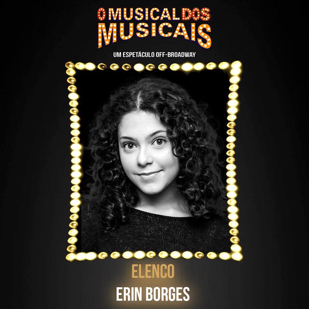 Erin Borges integra o elenco de “O Musical dos Musicais”