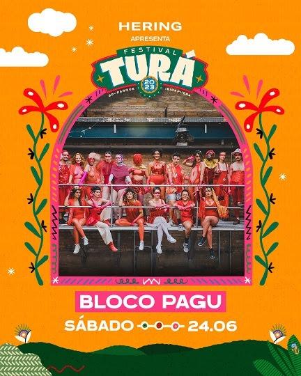 Festival Turá recebe os blocos Pagu e Charanga do França para abertura do evento