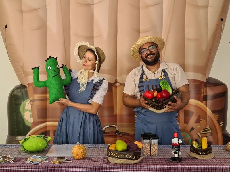 Teatro Sustentável apresenta espetáculo gratuito sobre agricultura em escolas públicas de 11 municípios