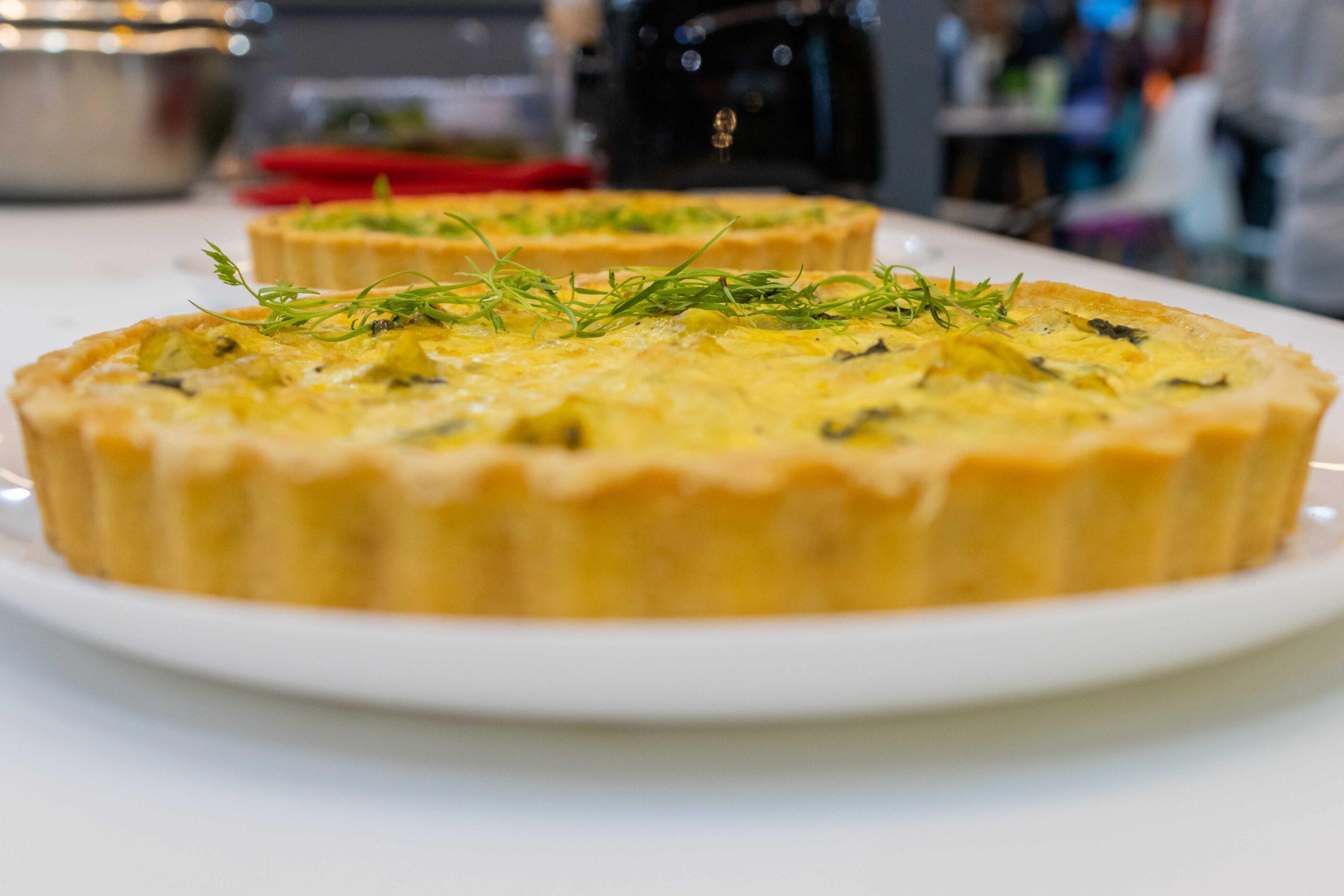 Receita de quiche vegetariana: abóbora, espinafre e tofu se reúnem em uma combinação nutritiva e saborosa