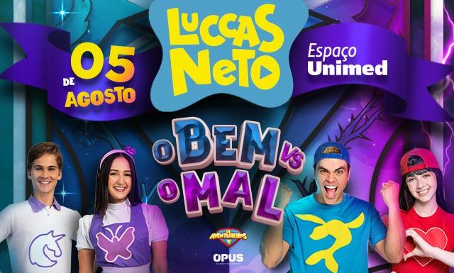 Luccas Neto Apresenta o Espetáculo “O Bem VS o Mal” no Espaço Unimed: Um Show Imperdível para Toda a Família