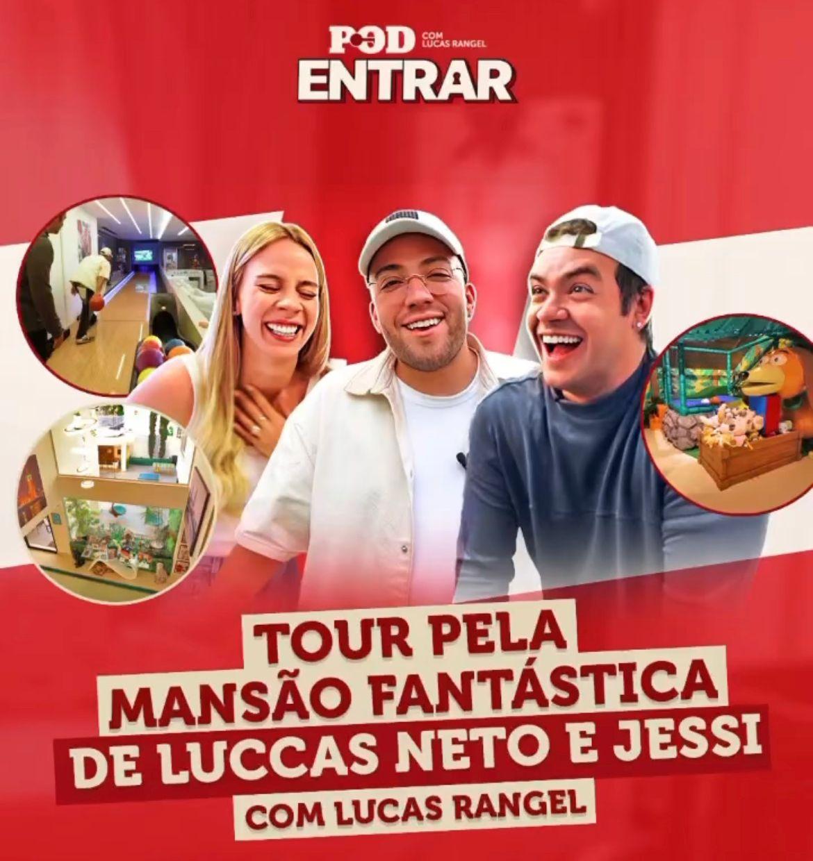 Lucas Rangel Realiza um Tour Inédito na Mansão de Luccas e Jessi Neto: Um Olhar Detalhado