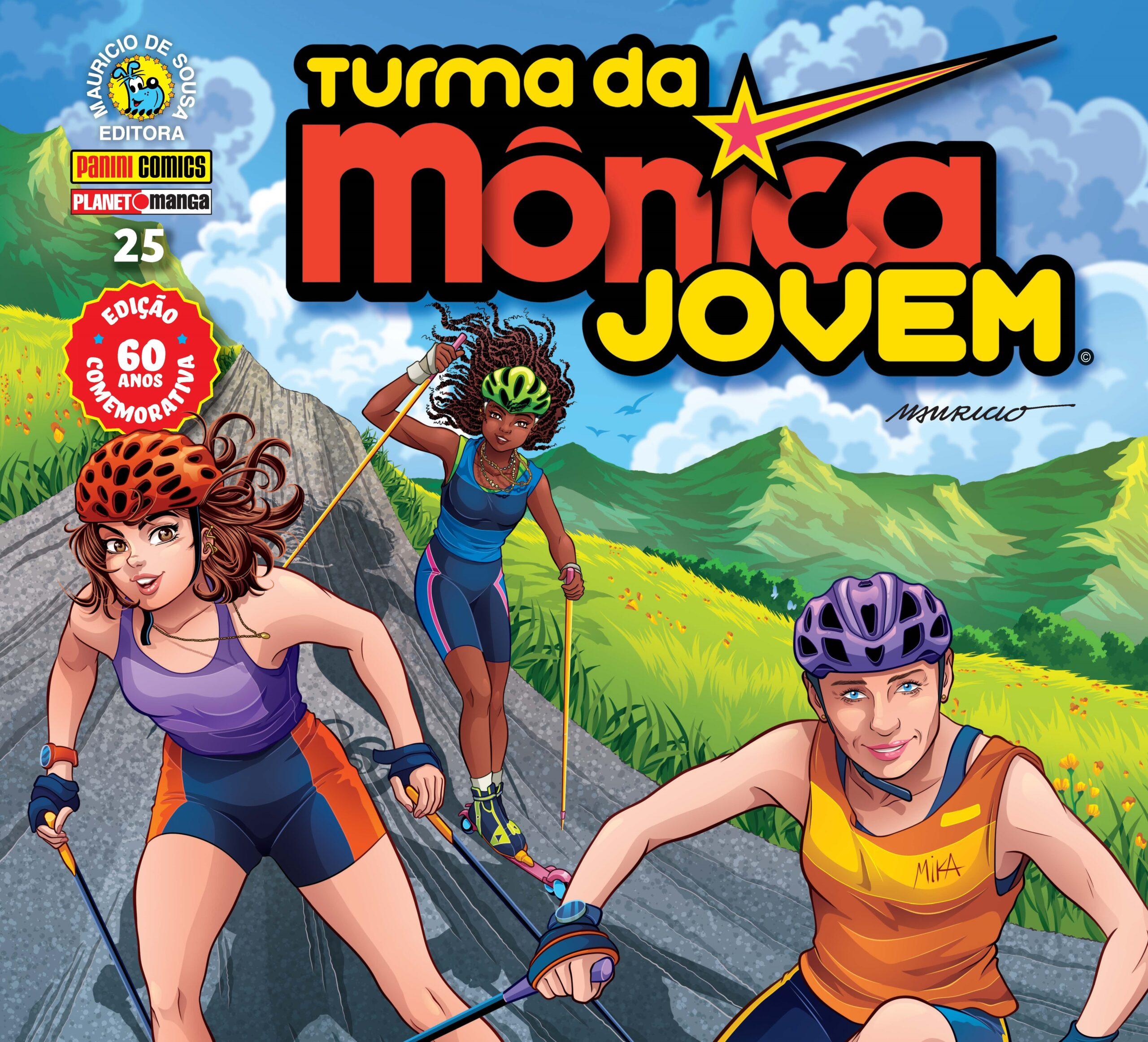 Nova Edição da Turma da Mônica Jovem Celebra 60 Anos de Mônica com Participação da Atleta Mirlene Picin