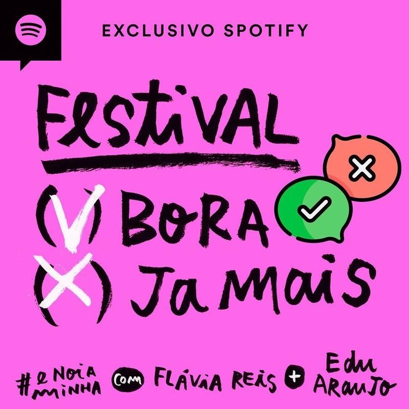 Camila Fremder, Edu Araújo e Flávia Reis debatem o interesse em festivais de música no podcast “É Nóia Minha?”