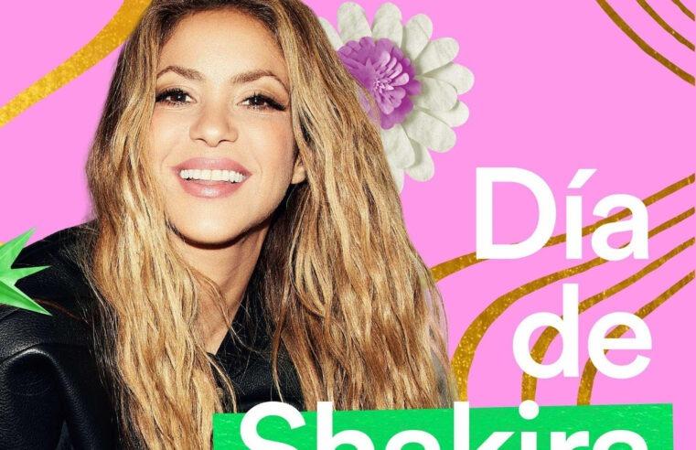 Shakira atinge novo marco no Spotify e é homenageada com o #DiaDeShakira