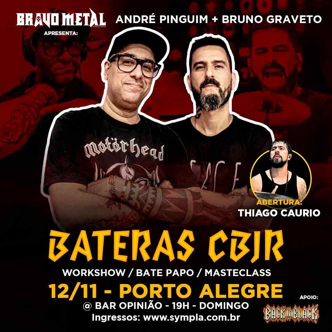 Bateristas do Charlie Brown Jr lançam workshop para aproximar fãs da experiência musical dos palcos