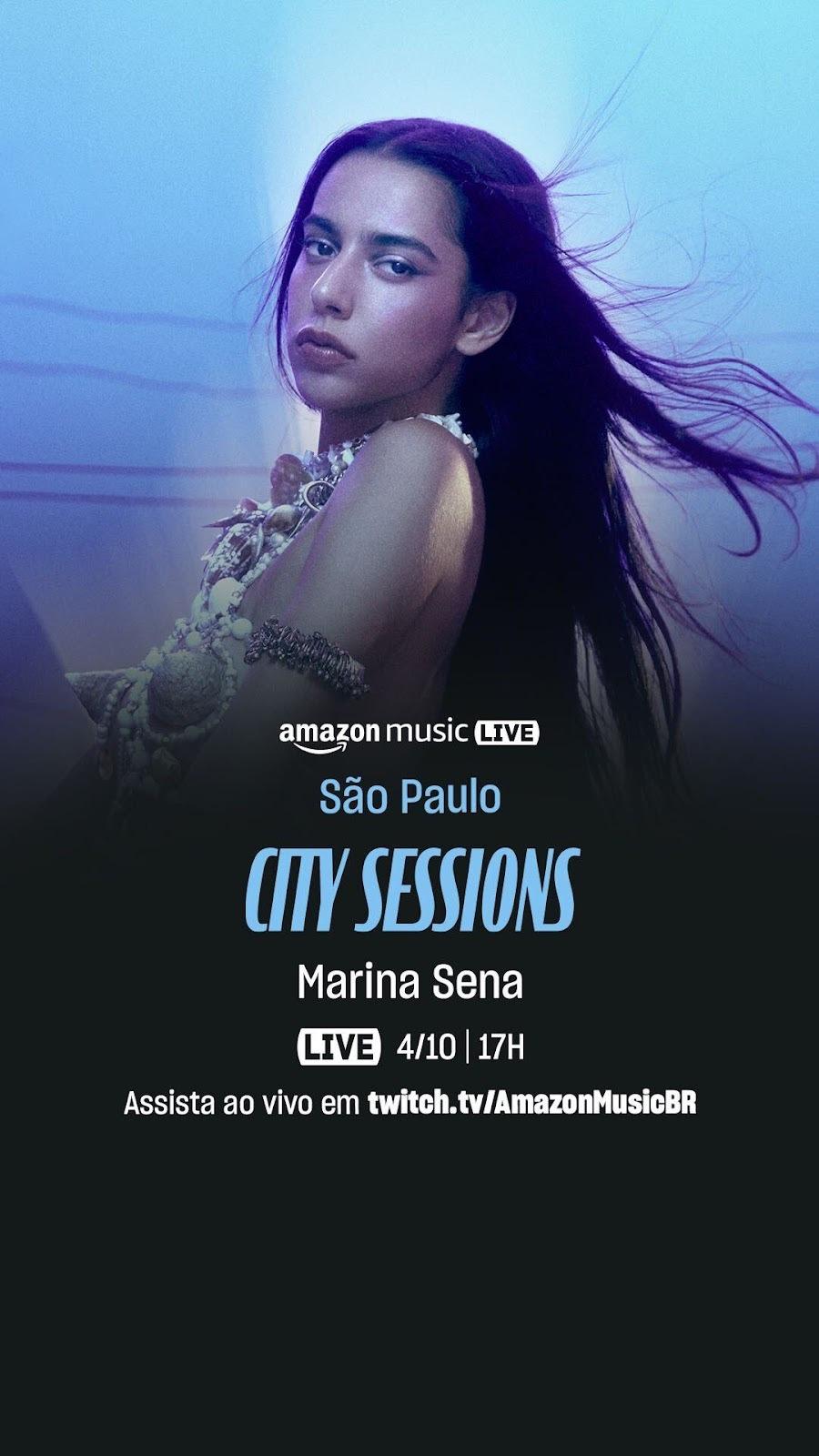 Marina Sena Encanta Fãs no Lançamento do City Sessions São Paulo com o Amazon Music