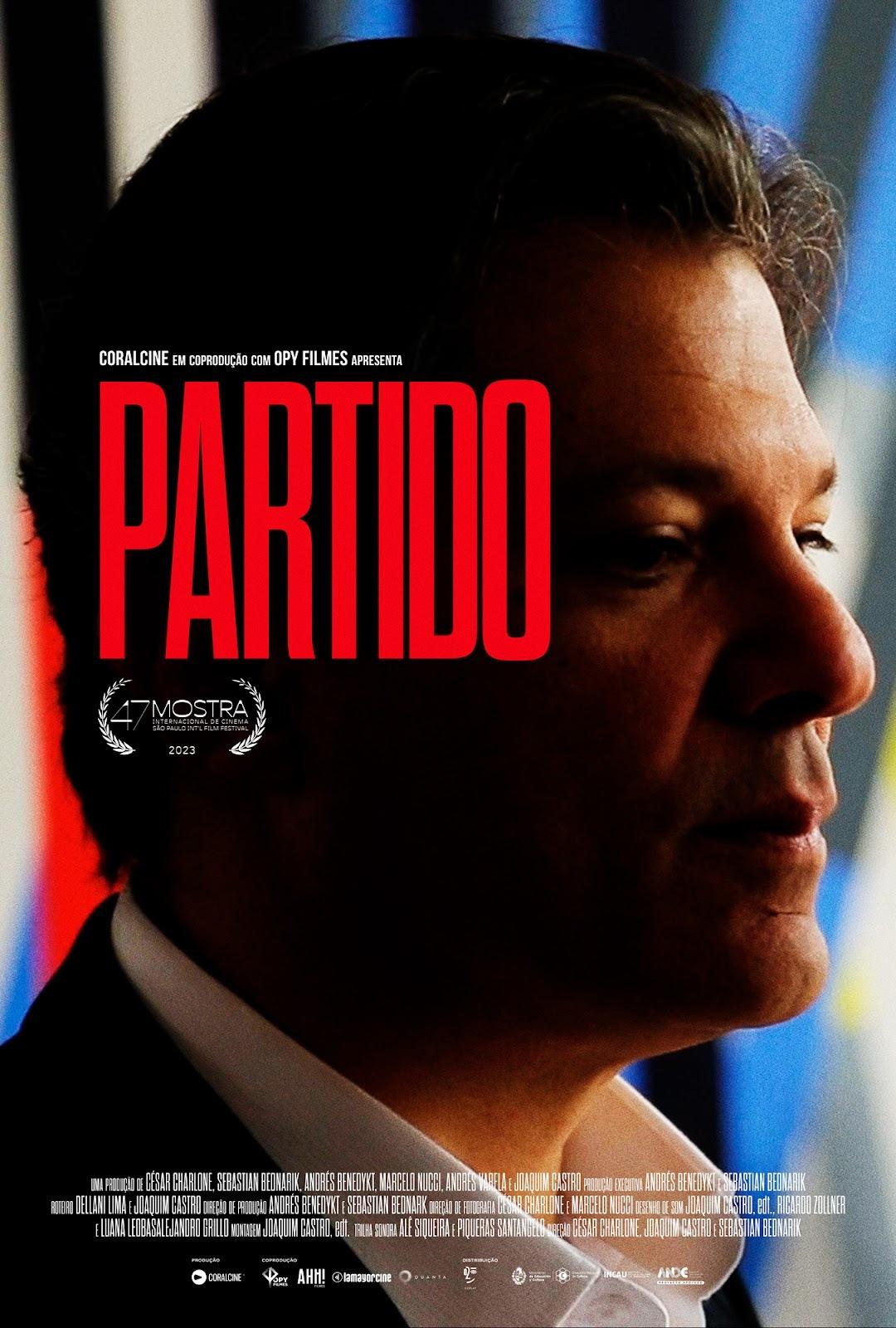 Documentário “Partido” de Fernando Haddad na 47ª Mostra de São Paulo