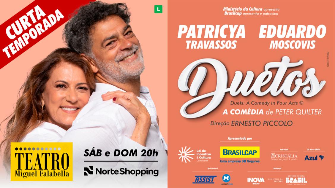 DUETOS, A Comédia de Peter Quilter: Uma Noite de Risos e Emoções