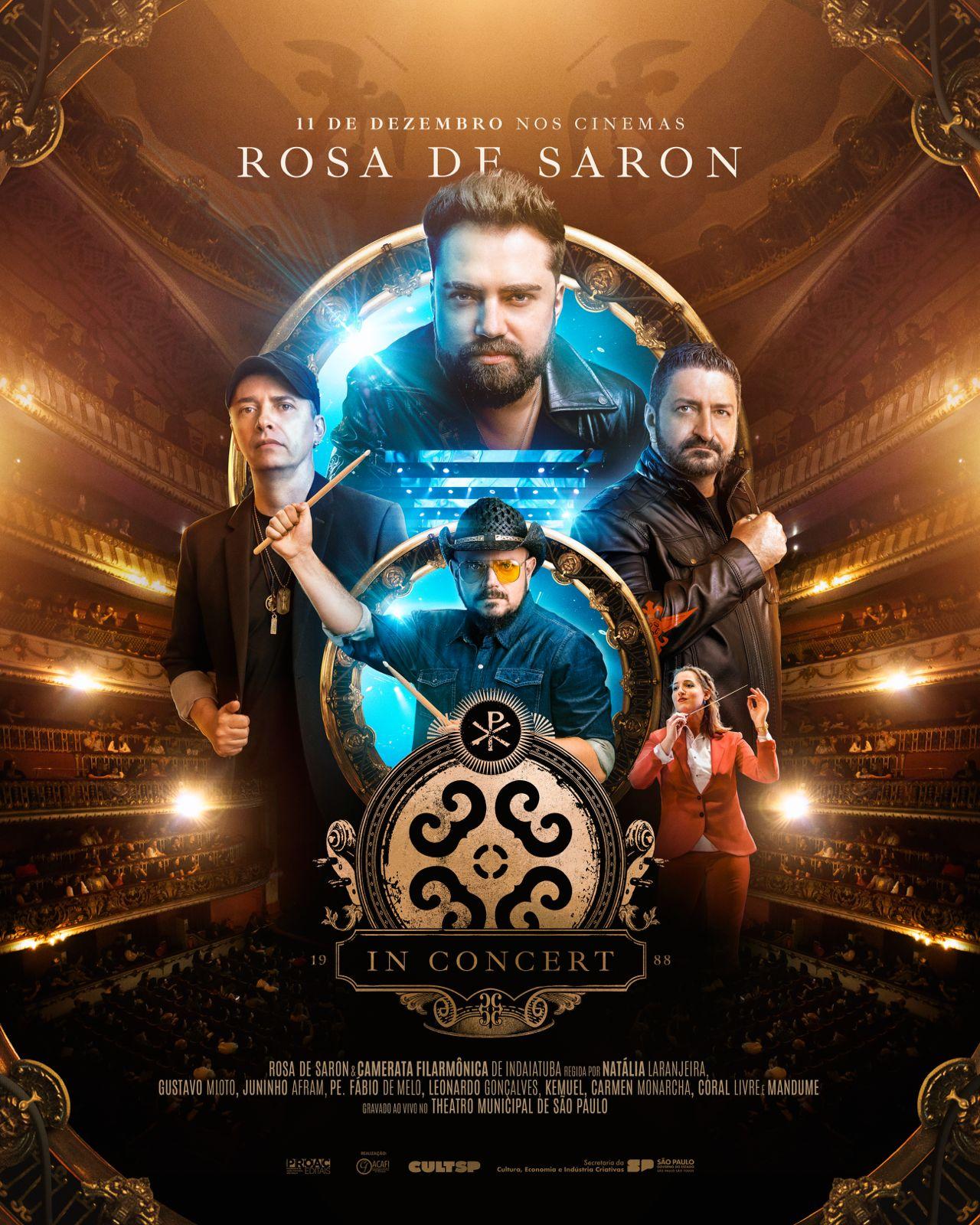 Banda Rosa de Saron Leva ‘In Concert’ aos Cinemas em Turnê Nacional