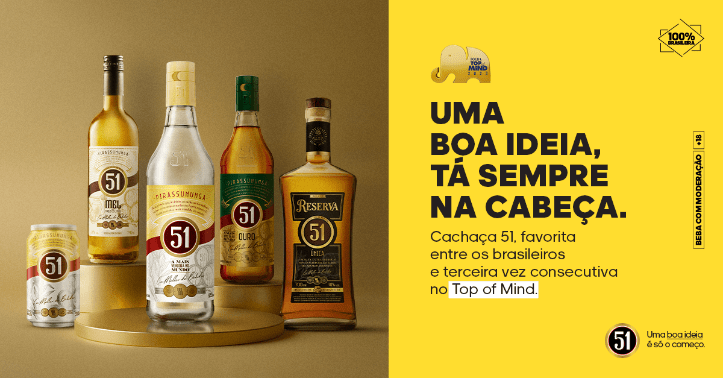 Cachaça 51: A Preferência dos Brasileiros Segue Firme em 2023