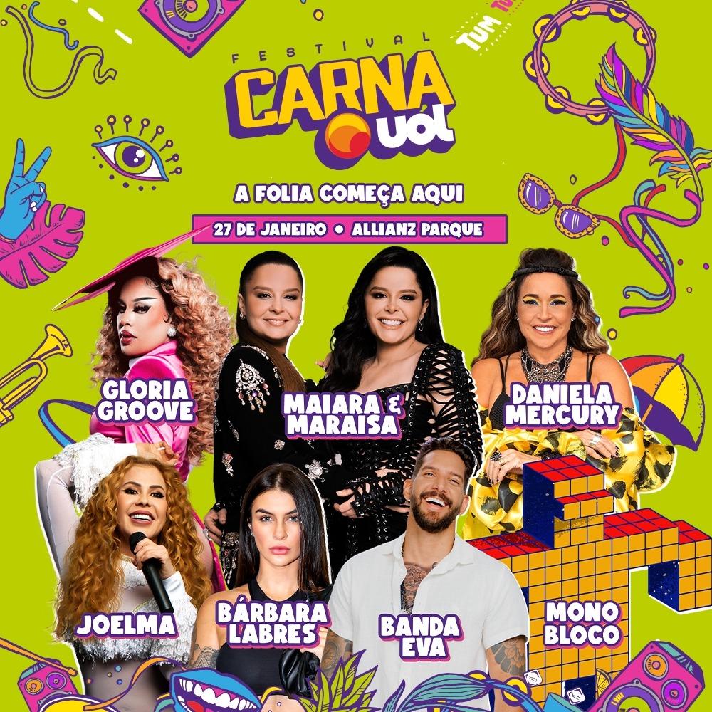 Esquenta CarnaUOL 2024: Playlist dos Maiores Hits da Edição Pronta para Agitar São Paulo