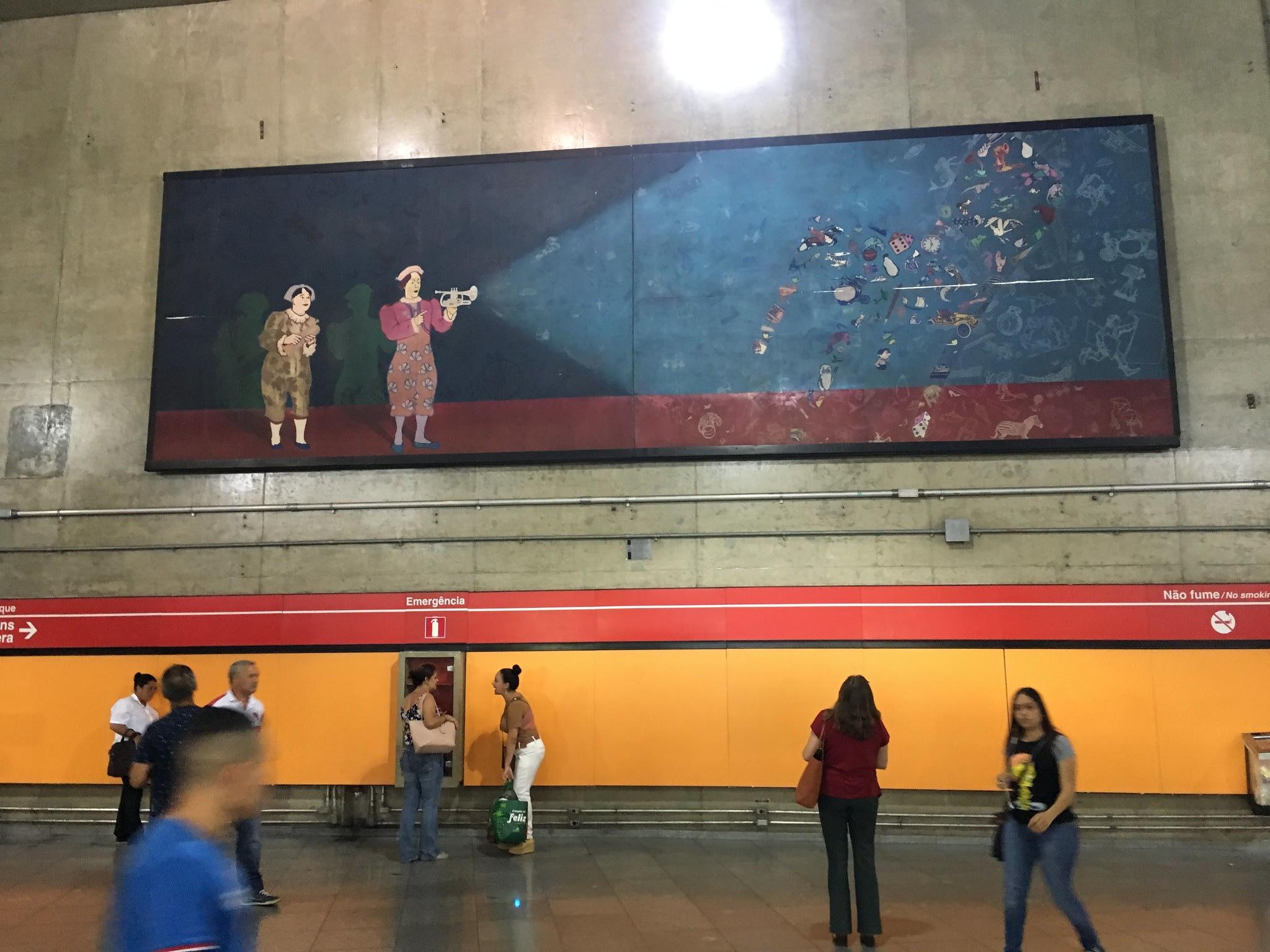 Restauração de Obras de Arte no Metrô de São Paulo Patrocinada pela Bombril: Um Tributo à Cultura Paulistana