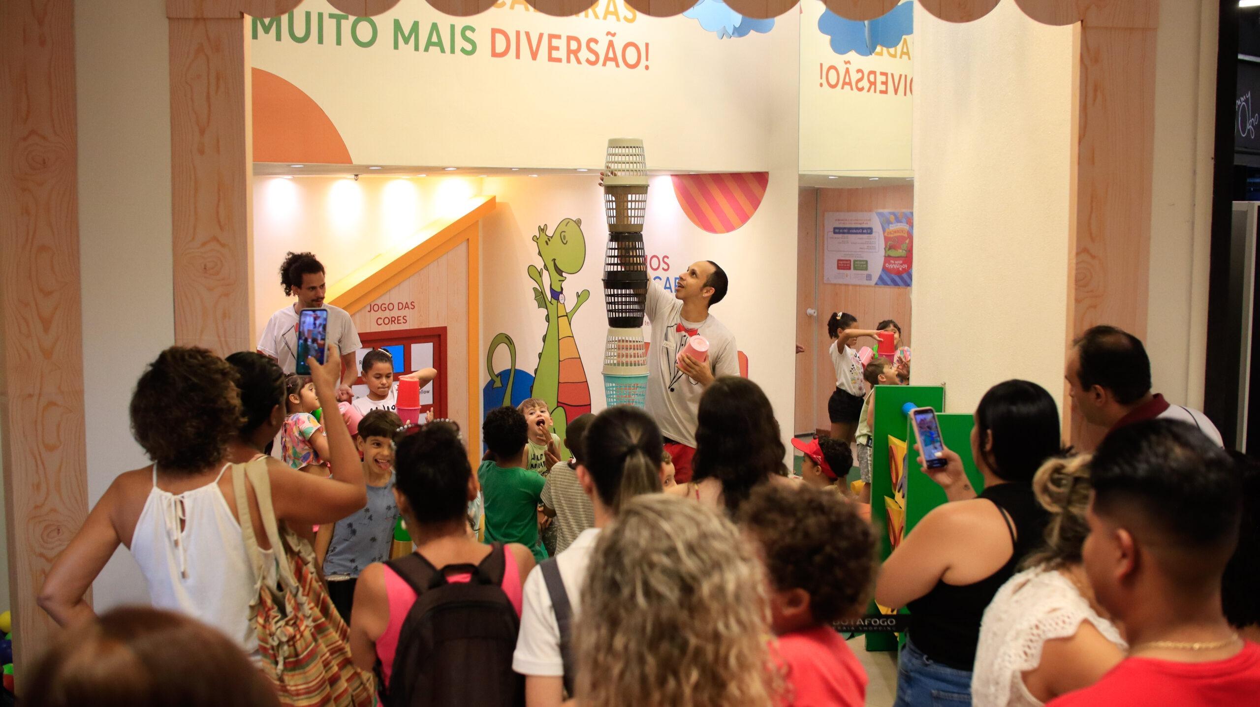 Veja a programação gratuita para crianças e bebês deste fim de semana de Carnaval no Botafogo Praia Shopping  