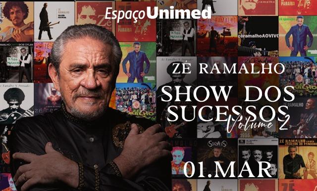 Zé Ramalho apresenta “Show dos Sucessos – Vol.2” no Espaço Unimed em São Paulo