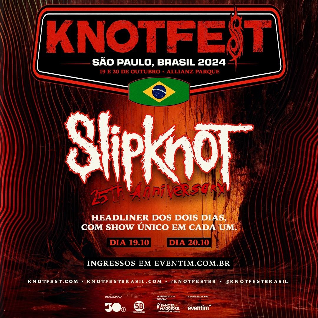 Aberta a venda de ingressos para a segunda edição do KNOTFEST no Brasil