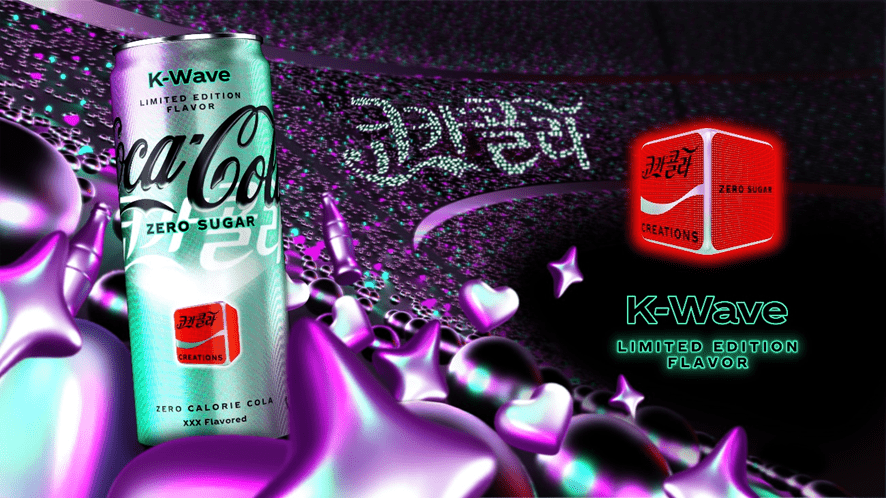 Coca-Cola K-Wave Sem Açúcar celebra a paixão dos fãs de K-Pop em edição limitada