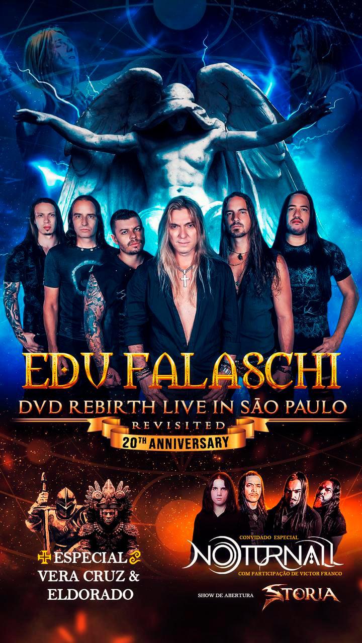 Edu Falaschi anuncia turnê “Rebirth Live In SP Revisited” para celebrar 20 anos do icônico DVD