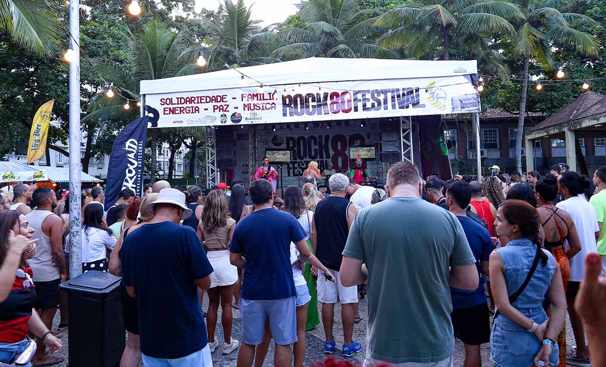Rock 80 Festival promove edição na Praça Saens Peña neste final de semana
