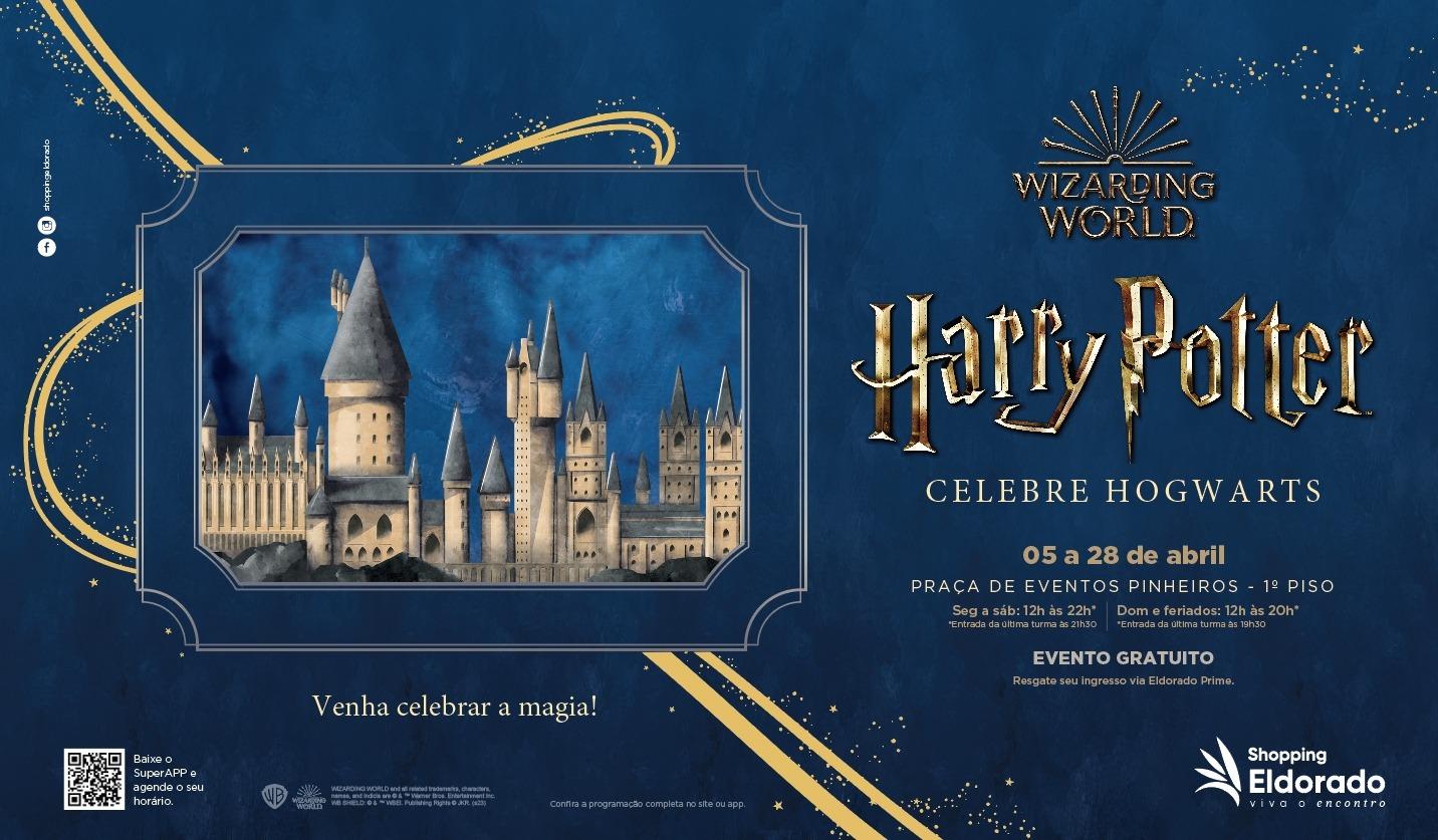 Shopping Eldorado convida bruxos e bruxas para a Exposição “Harry Potter: Celebre Hogwarts”