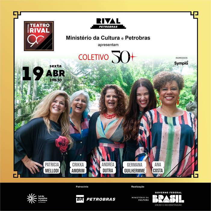 COLETIVO 50+ – Celebrando a vida e a música de cinco mulheres brasileiras