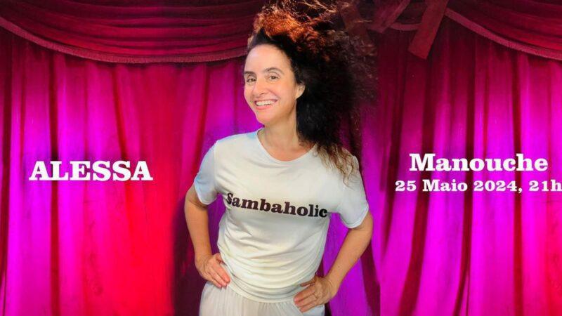 Alessa convida para o show “Sambholic”, com convidados do samba e desfile da nova coleção