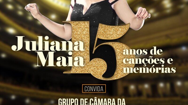 Cantora e compositora Juliana Maia faz única apresentação em 4 de junho, no Theatro Municipal do Rio de Janeiro