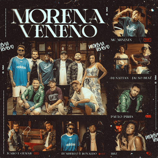 Sertanejo e Funk se unem em “Morena Veneno”: Humberto & Ronaldo, Ícaro & Gilmar, Paulo Pires, Iriz e Mc Mininin lançam hit inédito