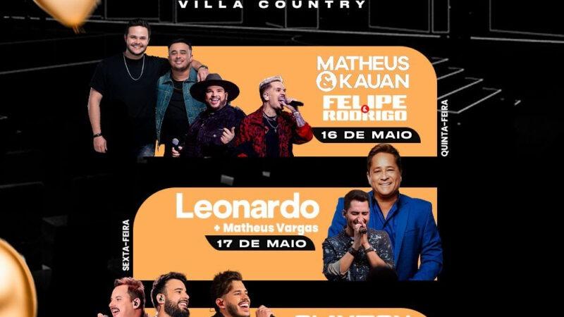 Celebração de 22 anos do Villa Country: Três dias de festa memoráveis