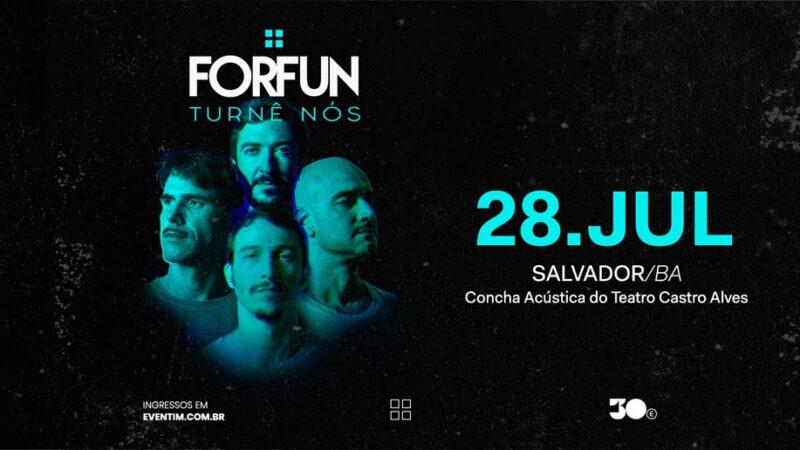 Forfun anuncia show em Salvador como parte da turnê NÓS