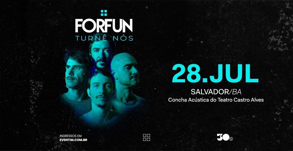 Forfun anuncia show em Salvador como parte da turnê NÓS