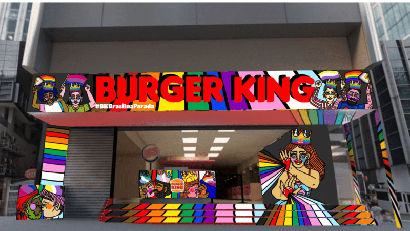 Burger King® leva trio com Banda Uó para a Parada LGBT