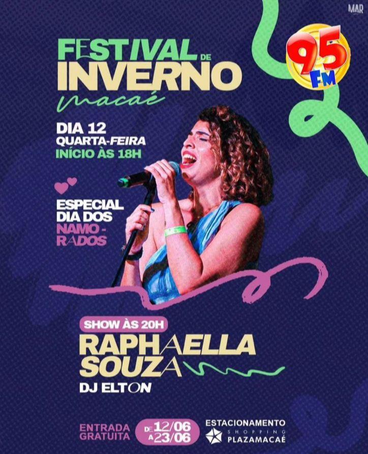 Raphaella Souza canta no Dia dos Namorados em Macaé!