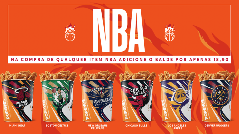 Popeyes® leva experiência de basquete para a NBA House