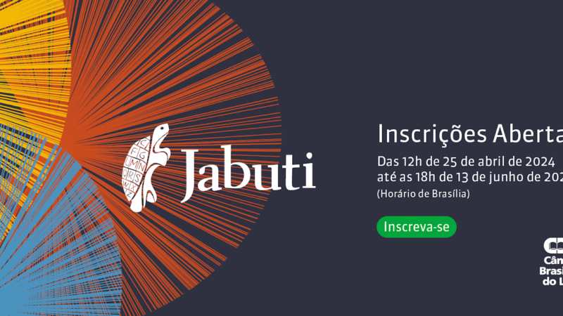 Inscrições abertas para o 66º Prêmio Jabuti até 13 de junho